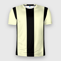 Мужская спорт-футболка Color black beige line