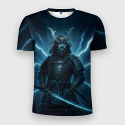 Футболка спортивная мужская Электросамурай, цвет: 3D-принт