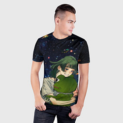 Футболка спортивная мужская МаоМао и Лягушонок Пепе - Монолог Фармацевта, цвет: 3D-принт — фото 2
