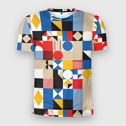Мужская спорт-футболка Геометрический балаган
