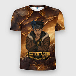 Футболка спортивная мужская XXXTentacion anime style, цвет: 3D-принт