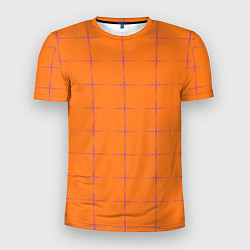 Мужская спорт-футболка Color orange stripe