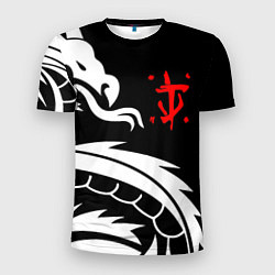 Мужская спорт-футболка Doom dragon steel