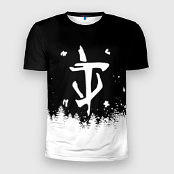 Футболка спортивная мужская Doom winter wild, цвет: 3D-принт