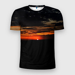 Футболка спортивная мужская Закат на плато, цвет: 3D-принт