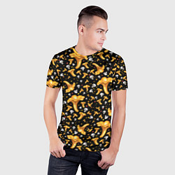 Футболка спортивная мужская Грибной дождик, цвет: 3D-принт — фото 2