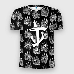 Футболка спортивная мужская Doom хищник леса, цвет: 3D-принт