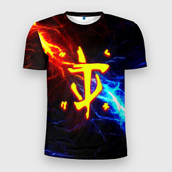 Футболка спортивная мужская Doom шторм с молниями, цвет: 3D-принт