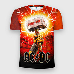 Футболка спортивная мужская Power up - ACDC, цвет: 3D-принт
