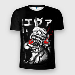 Футболка спортивная мужская Ева 01 - Евангелион, цвет: 3D-принт