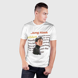 Футболка спортивная мужская Чонгук - BTS, цвет: 3D-принт — фото 2