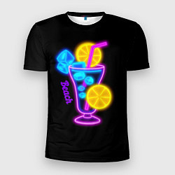 Мужская спорт-футболка Night beach