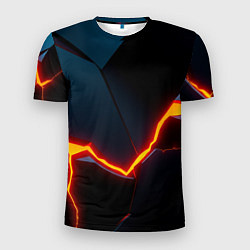Футболка спортивная мужская Breaking block, цвет: 3D-принт