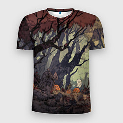 Мужская спорт-футболка Призрачный лес