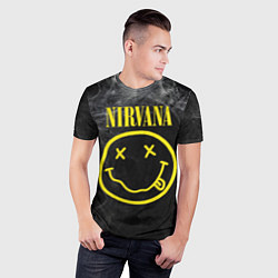 Футболка спортивная мужская Nirvana Smoke, цвет: 3D-принт — фото 2