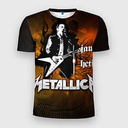 Футболка спортивная мужская Metallica: James Hetfield, цвет: 3D-принт