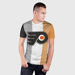 Футболка спортивная мужская Philadelphia Flyers, цвет: 3D-принт — фото 2