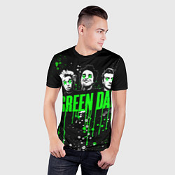 Футболка спортивная мужская Green Day: Acid Colour, цвет: 3D-принт — фото 2