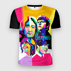 Футболка спортивная мужская The Beatles: Poly-art, цвет: 3D-принт