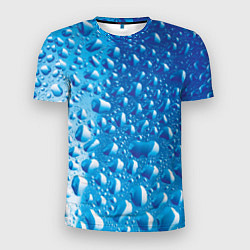 Мужская спорт-футболка Капли воды