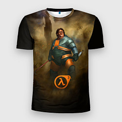 Футболка спортивная мужская HL3: Gabe Newell, цвет: 3D-принт