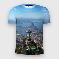 Футболка спортивная мужская Рио-де-Жанейро, цвет: 3D-принт