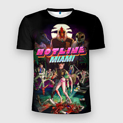 Футболка спортивная мужская Hotline Miami, цвет: 3D-принт