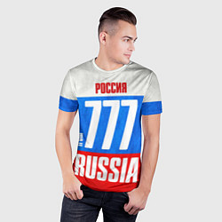 Футболка спортивная мужская Russia: from 777, цвет: 3D-принт — фото 2