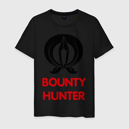 Мужская футболка Dwarf Fighter - Bounty Hunter / Черный – фото 1