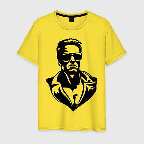 Мужская футболка Железный Арни / Желтый – фото 1