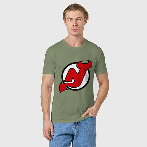 Мужская футболка New Jersey Devils / Авокадо – фото 3