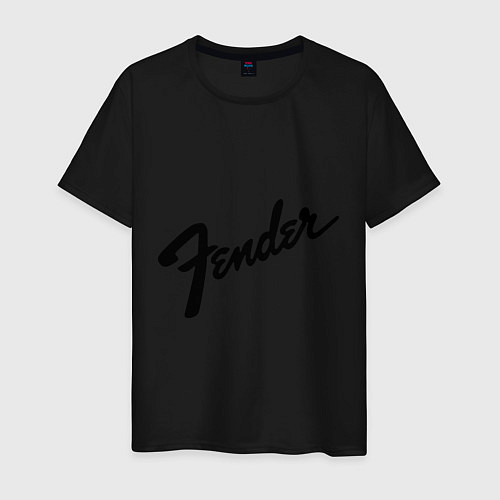 Мужская футболка Fender / Черный – фото 1