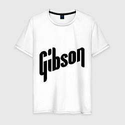 Футболка хлопковая мужская Gibson, цвет: белый