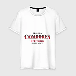 Футболка хлопковая мужская TEQUILA CAZADORES, цвет: белый