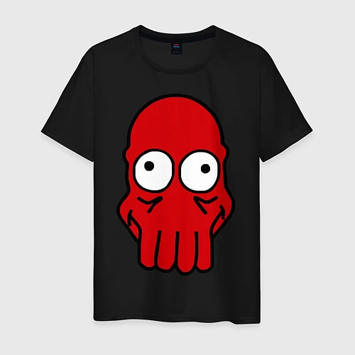 Мужская футболка Dr. Zoidberg Face / Черный – фото 1