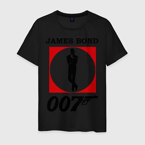 Мужская футболка James Bond 007 / Черный – фото 1