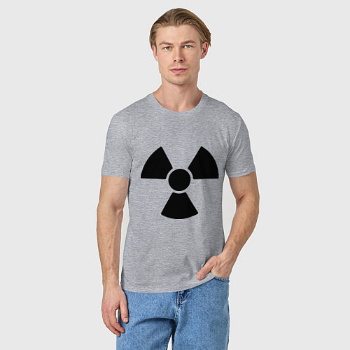 Мужская футболка Радиоактивный / Меланж – фото 3