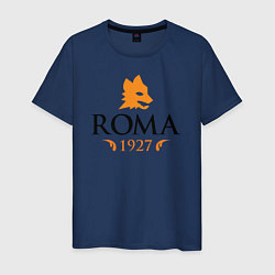 Футболка хлопковая мужская AS Roma 1927, цвет: тёмно-синий