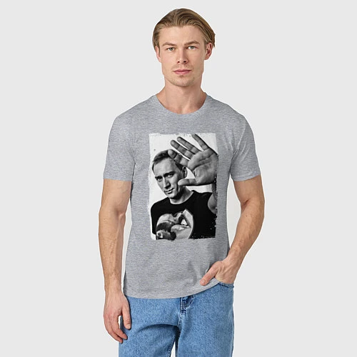 Мужская футболка Paul van Dyk: Retro style / Меланж – фото 3