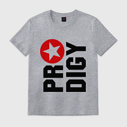 Футболка хлопковая мужская Prodigy Star, цвет: меланж