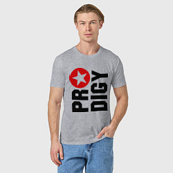 Футболка хлопковая мужская Prodigy Star, цвет: меланж — фото 2