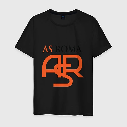 Мужская футболка Roma ASR / Черный – фото 1