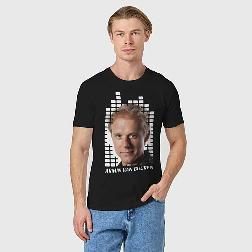 Мужская футболка EQ: Armin van Buuren / Черный – фото 3