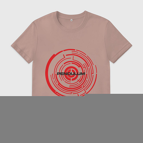 Мужская футболка Pendulum / Пыльно-розовый – фото 1