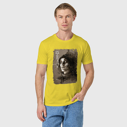 Мужская футболка Ville Valo: Pandemonium / Желтый – фото 3
