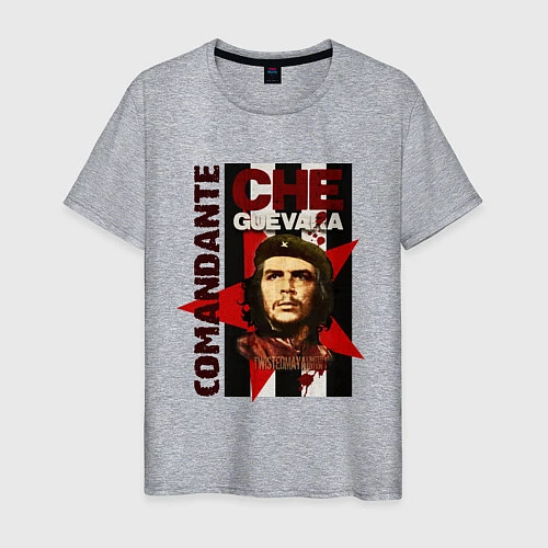Мужская футболка Comandante / Меланж – фото 1