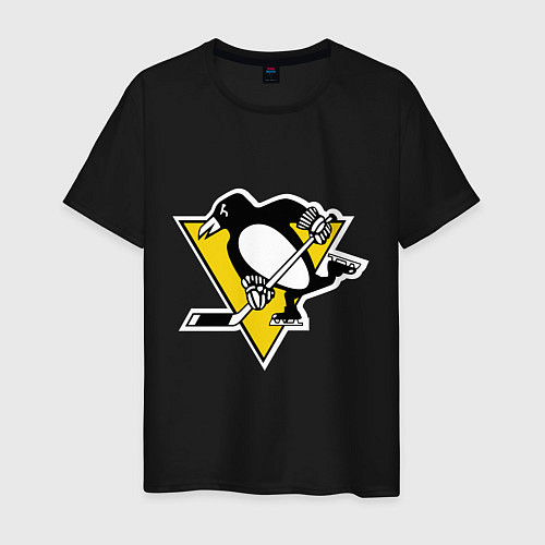 Мужская футболка Pittsburgh Penguins / Черный – фото 1