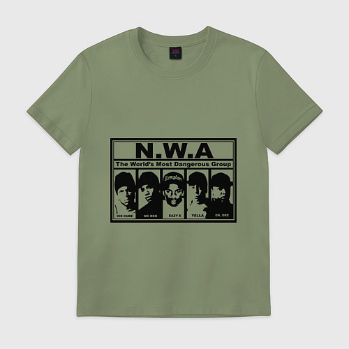 Мужская футболка NWA / Авокадо – фото 1
