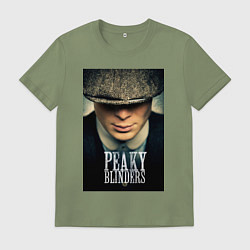 Футболка хлопковая мужская Peaky Blinders, цвет: авокадо