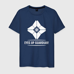 Футболка хлопковая мужская Eyes Up Guardian, цвет: тёмно-синий